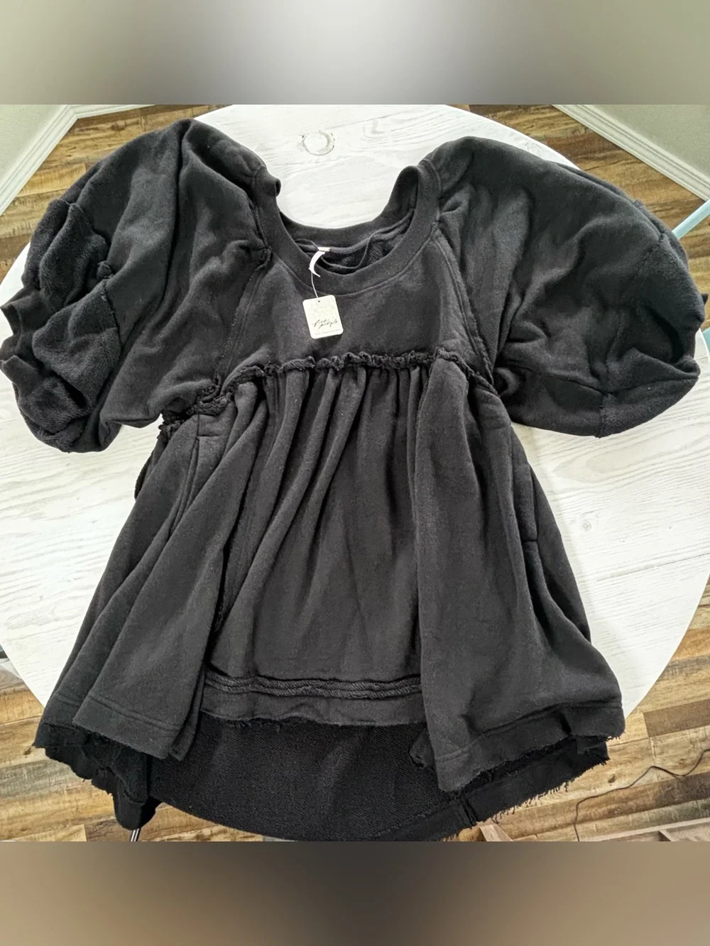 Free People Sunchild Babydoll Tunic Size Small (very oversized)